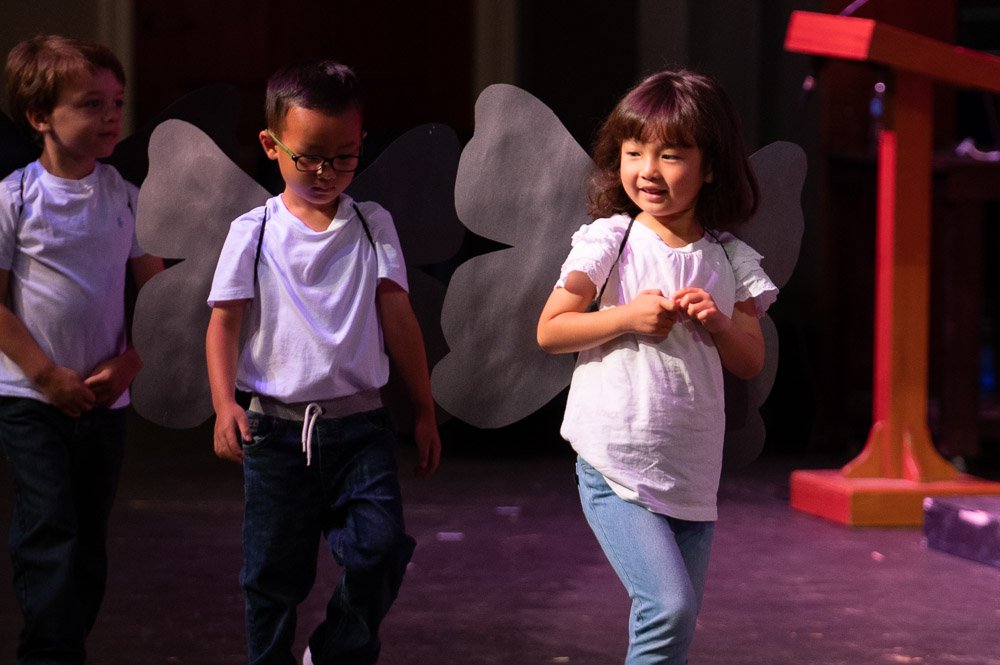 PreK-4 butterfly parade